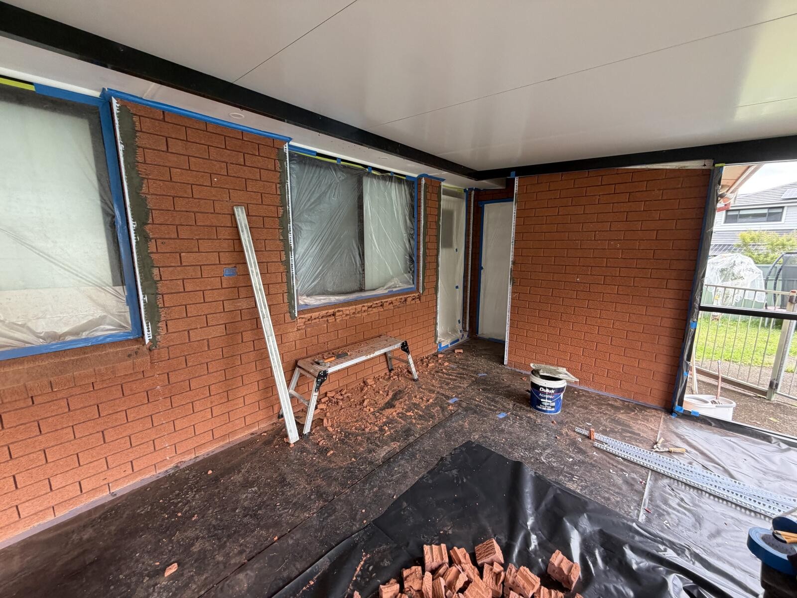 Plastering work by Wang Rendering, NSW