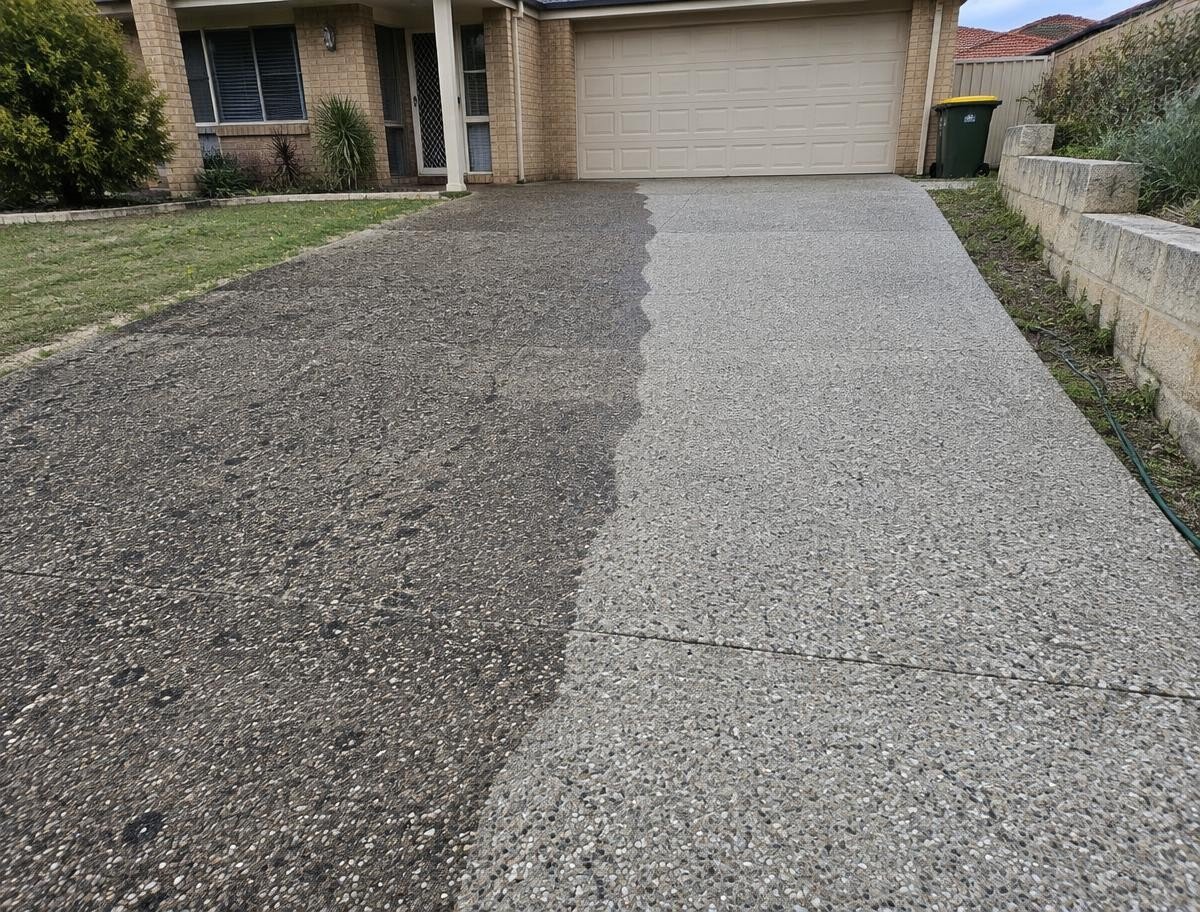 Pressure Washing work by Swan Windows, WA
