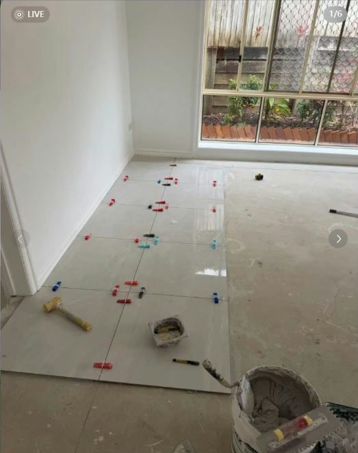 Tiler work by WH Tiling, QLD