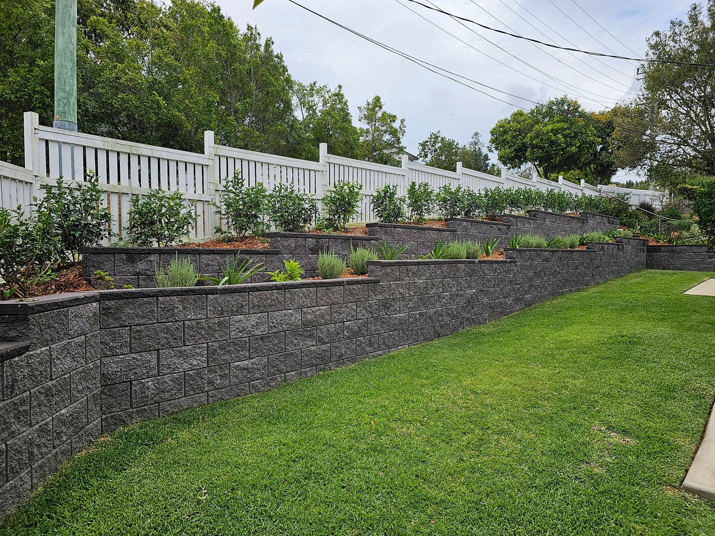 Landscaping work by Able Landscapes, Holland Park West QLD