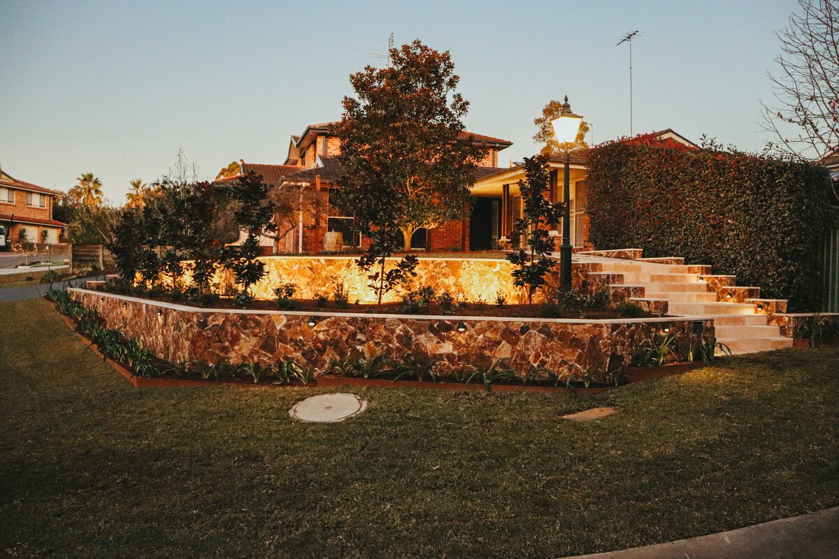 Landscaping work by Bluegum Landscaping and Paving, NSW (photo 5 of 6)